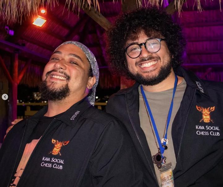 Kava Social Chess Club members at a club event