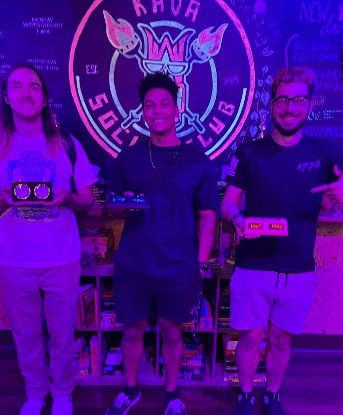 Trophies won at Kava Social Chess Club events