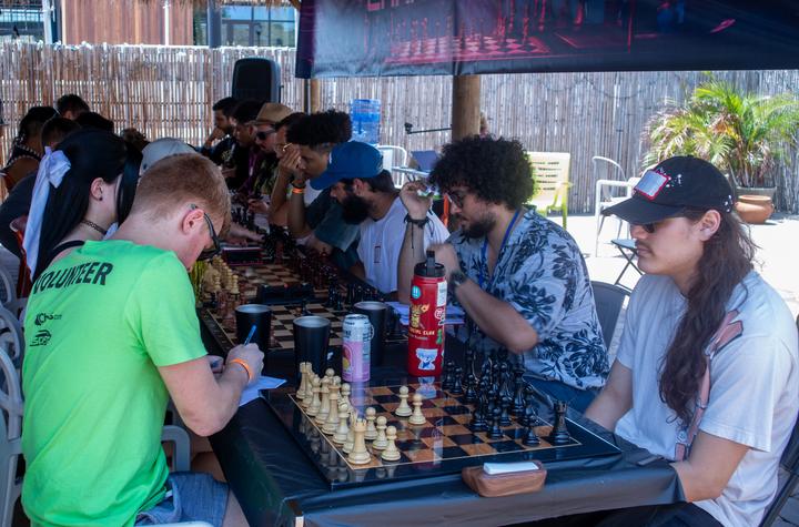 Kava Social Chess Club members at a club event