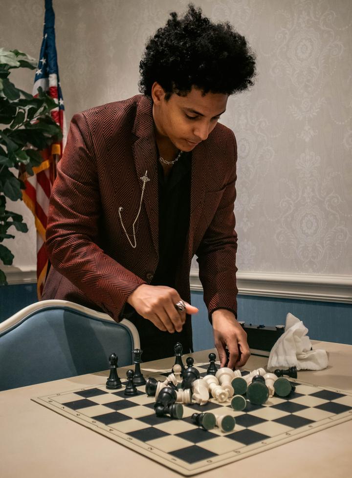 Kava Social Chess Club members at a tournament
