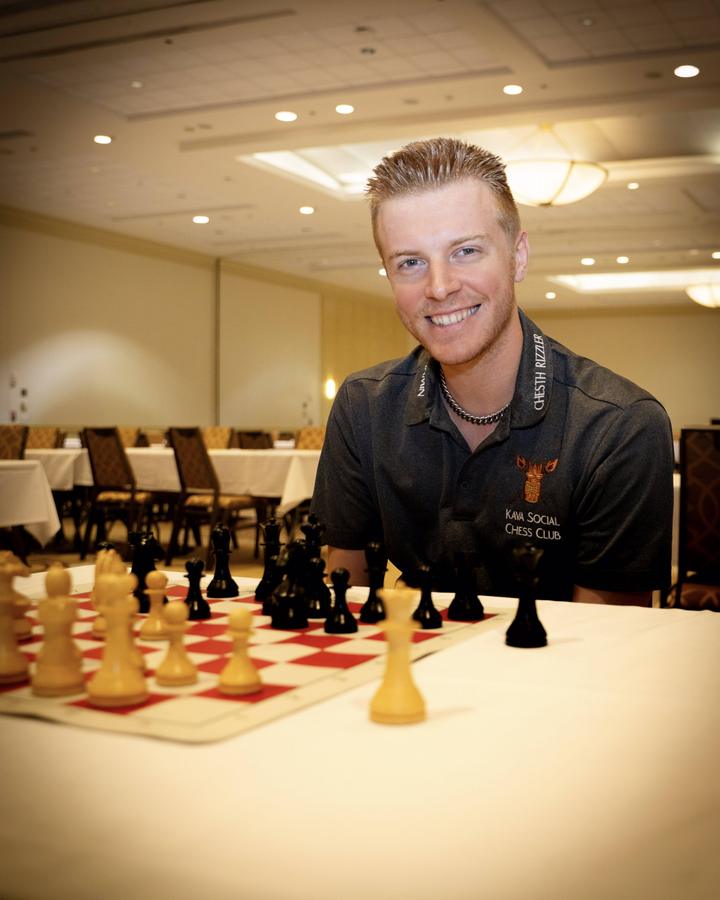 Kava Social Chess Club members at a tournament